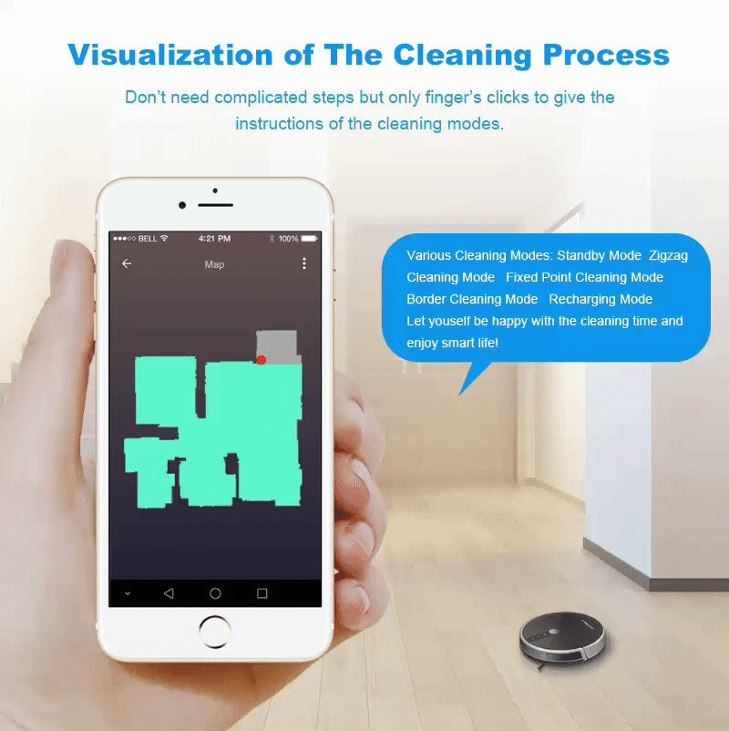 SouqNova™Smart Robotic Vacuum Cleaner