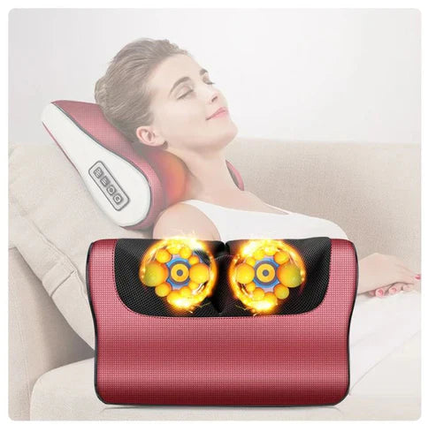 SouqNova™ Red Pillow Massager – جهاز تدليك الوسادة الحمراء