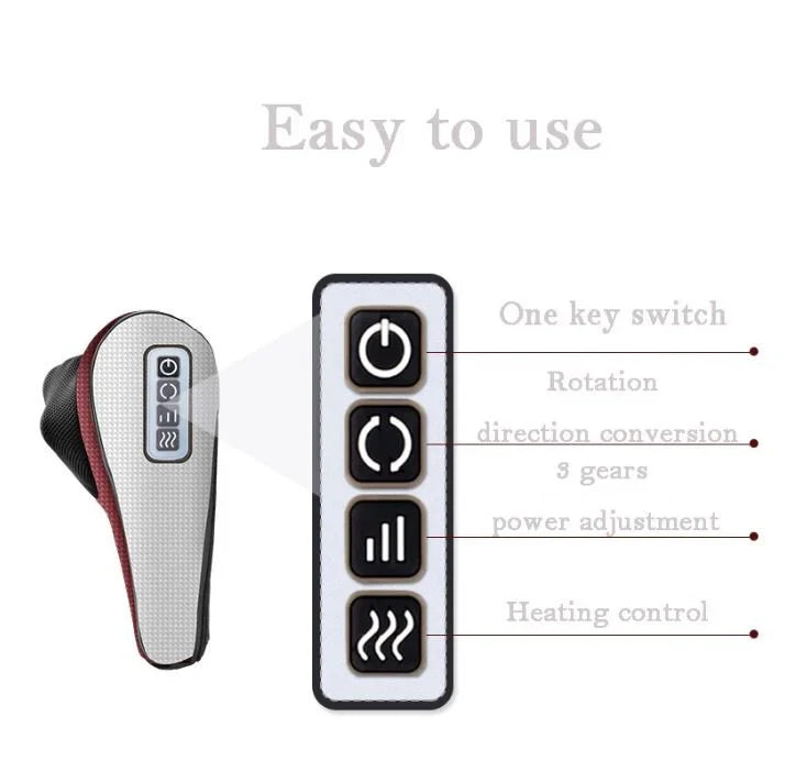SouqNova™ Red Pillow Massager – جهاز تدليك الوسادة الحمراء